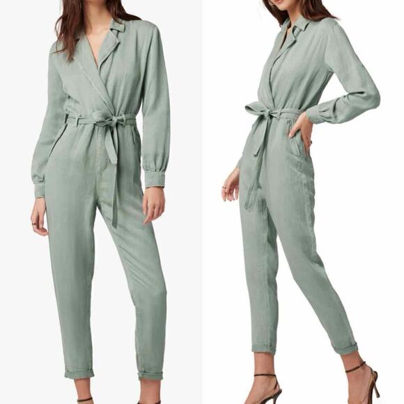 Joe’s Jeans The Shirley Belted Utility Wrap Linen Blend
Jumpsuit Size Large - Picture 12 of 12
